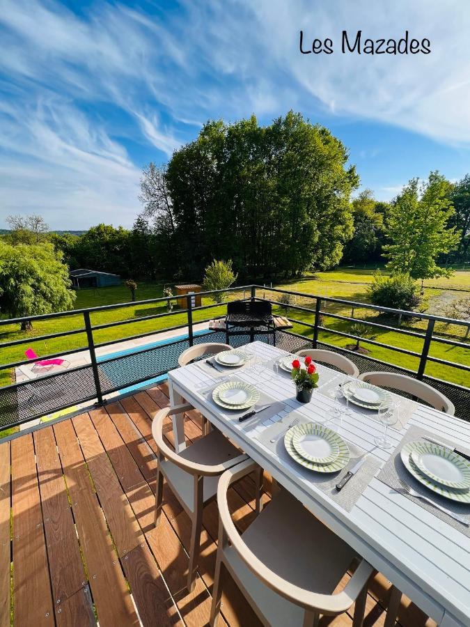 Nouveauté 2022 Maison Les Mazades à 10 min Périgueux avec piscine chauffée Annesse-et-Beaulieu Exterior foto