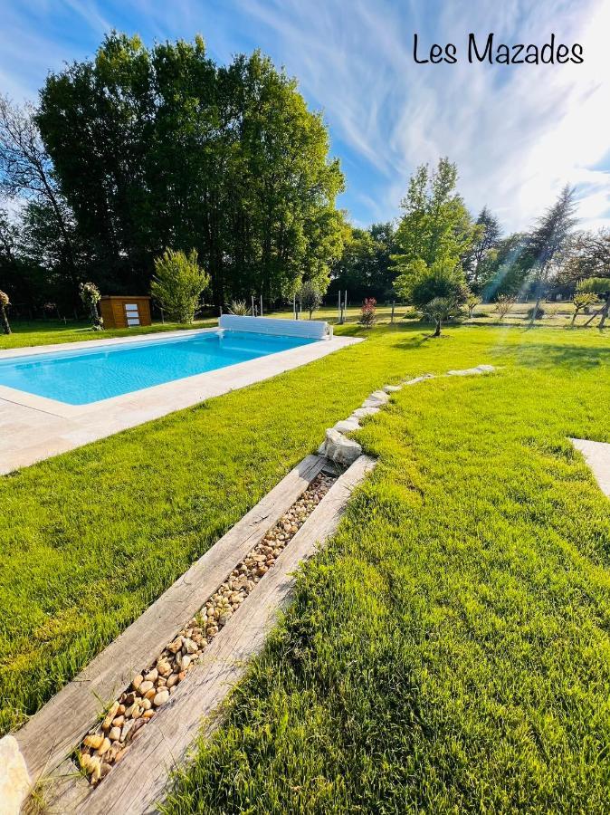 Nouveauté 2022 Maison Les Mazades à 10 min Périgueux avec piscine chauffée Annesse-et-Beaulieu Exterior foto