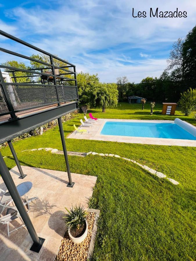 Nouveauté 2022 Maison Les Mazades à 10 min Périgueux avec piscine chauffée Annesse-et-Beaulieu Exterior foto